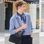 Vintage schoudertas leer heren tas om te hangen dames schoudertas echt leer polstas crossbody bag werktas messenger bags cadeau voor mannen, zwart, Large, Retro