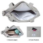 Makukke Schoudertas voor dames - corduroy schoudertas dames handtas, shopper dames hengseltas voor kantoor school winkelen reizen, grijs, draagtas