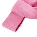 Vrouwen Handvat Tassen Polsbandjes Effen Kleur Gift Bag Cross-Body Gebreide Mouw Knoop Tas Kleine Leuke Draagbare Portemonnee Opvouwbare Tote, Magenta, Solid-magenta