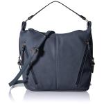 Caia schoudertas voor dames, crossbody bag, middelgroot, blauw, 33x15,5x28,5, 002595