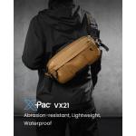 X-Pac 5,5 liter sling bag, heren schoudertas voor op reis, dagelijks gebruik, crossbody schoudertas Geschikt voor Steam Deck, Nintendo Switch, DJI Osmo Pocket 3/Action 4, GoPro Her