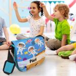True Statements Kinderdagtas met naam voor meisjes en jongens – schoudertas voor kinderen gepersonaliseerd met naam – kindertas als cadeau voor de eerste schooldag, kinderdagve