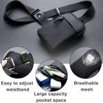 Sling Crossbody tas, schoudertas, crossbody borsttas, borsttas, borsttas voor heren, met verstelbare schouderriem, voor jongens en meisjes, outdoor sporten wandelen, Sling Chest Cr