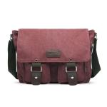 FANDARE Canvas Messenger Bag Schoudertas 7,9 inch iPad Tas Schoudertas Unisex Canvas Tas Werktas voor Mannen en Vrouwen, Heren/Dames Reizen Schoudertas