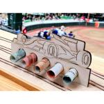 Bamboorilla Geldgeschenkverpakking, origineel houten geldcadeau, cadeau-idee voor mannen en vrouwen voor verjaardag (raceauto)