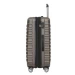 Beibye Hard Case Trolley koffer met dubbele wieltjes, maat M, L, XL, bruin