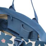 Shopper e1 - grote tas - ruimte voor kleine en grote boodschappen, Daisy Blue., Eén maat, Retro