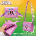 Meisjes handtas, schattige schoudertas verstelbare riem meisjes geschenken, Lila, Eén maat