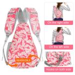 ZOMAKE Borstzak Sling Bag voor heren, diefstalbestendig, crossbody bag voor mannen en vrouwen, schoudertas voor outdoor, fietsen, reizen, wandelen
