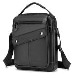 leren schoudertas voor heren crossbodytas voor heren voor heren schoudertas werktas casual crossbodytas messenger bags voor kantoor schoolreizen zwart