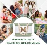 Strandtas, grote tote bag voor dames, reistas, waterdicht, weekendtas, shopper, tassen, strandtas, XXL, familie, opvouwbare schoudertas, sporttas, geschenken voor vrouwen, lichtgro