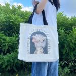 Canvas Tote Bag Esthetisch - Tote tas met ritssluiting en binnenvak door schouder Tote tassen voor vrouwen winkelen en reizen - Waardering cadeau voor leraar bruidsmeisje vriendsch
