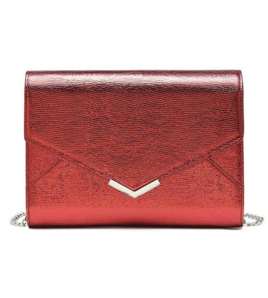 Dames avondclutch, glanzende elegante handtas voor bruiloften, feesten, datum, cool hagedispatroon ontwerp schouder crossbody tas, middelgrote maat, Bordeaux