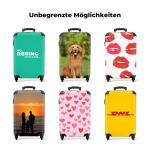 NoBoringSuitcases.com Handbagage, harde koffer met TSA-slot, jongens en meisjes, trolley, reiskoffer, draagtas, rolkoffer, klein of middelgroot, Eigen design, koffer