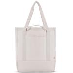 Jessy Tote tas voor dames en heren, handtas met opvouwbaar plafond voor festival, zwembad, vakantie, grote schoudertas met ritssluiting, waterafstotend, Zand, Eén maat