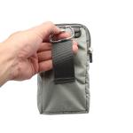 Heren mobiele telefoon heuptas, mobiele telefoon schoudertas heren, 6,9 inch mobiele telefoon schoudertas holster schoudertas portemonnee riemtas met riemclip mobiele telefoon heup