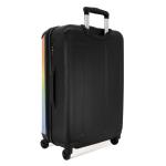 NoBoringSuitcases.com Kinderkoffer, hand, harde koffer met TSA-slot, jongens en meisjes, trolley, reiskoffer, draagtas, rolkoffer, klein of middelgroot, 37 regenboogkleuren, kinder