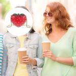 VALICLUD Dameshandtas 1 stuk aardbei tas schoudertas aardbei aardbeienportemonnee mini draagtas muntenschoudertas voor kinderen fruit aardbei geschenkzakje peuter PU mini-tas