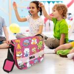 True Statements Kinderdagtas met naam voor meisjes en jongens – schoudertas voor kinderen gepersonaliseerd met naam – kindertas als cadeau voor de eerste schooldag, kinderdagve