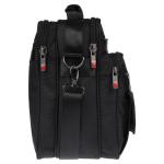 Professionele maat M, L, XXL, schoudertas stewardess heren tas messenger werktas laptoptas, Zwart-M-rood