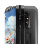NoBoringSuitcases.com Kinderkoffer, handbagage, harde koffer met TSA-slot, jongens en meisjes, trolley, reiskoffer, draagtas, rolkoffer, klein of middelgroot, 46 Jonge hert - bloem