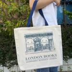 Draagtas, Dames, Boodschappentas, Schoudertas Stoffen Tas, Katoenen Tas, Jute Tas, Met Vintage Print, Canvas Tote Bag om te winkelen School