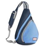 ZOMAKE Borstzak Sling Bag voor heren, diefstalbestendig, crossbody bag voor mannen en vrouwen, schoudertas voor outdoor, fietsen, reizen, wandelen