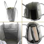 Modamoda T163 Shopper, tas, van leer, groot, met binnenvak, roze (B), Large