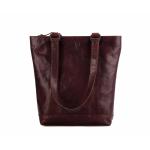 Leren Shopper Laramie, Donkerbruin