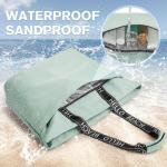 G4Free Stranddraagtas, waterdicht, zanddicht, schoudertas, strandtas, grote sporttas, boodschappentas voor dames