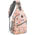 ZOMAKE Borstzak Sling Bag voor heren, diefstalbestendig, crossbody tas voor mannen en vrouwen, schoudertas voor outdoor, fietsen, reizen, wandelen