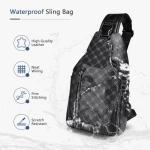 leren borsttas voor heren, waterdichte kleine schoudertas, crossbodytas voor heren met USB-interface en hoofdtelefoonaansluiting, herentas voor reizen, festivals, heren