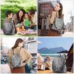 Rugzak dames rugzak anti-diefstal dames casual daypack rugzak dames kleine rugzak dames elegante kleine rugzak dames stadsrugzak meisjes, 2-zwart, Eén maat, Casual