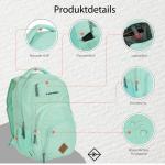 New Rebels Bts 3 Schooltas met laptopvak Soft Pink