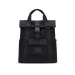 Jules Kleine rugzak voor dames, elegante kleine dagrugzak voor universiteit, werk, stad, stijlvolle damesrugzak met laptopvak, waterafstotend, zwart, Eén maat