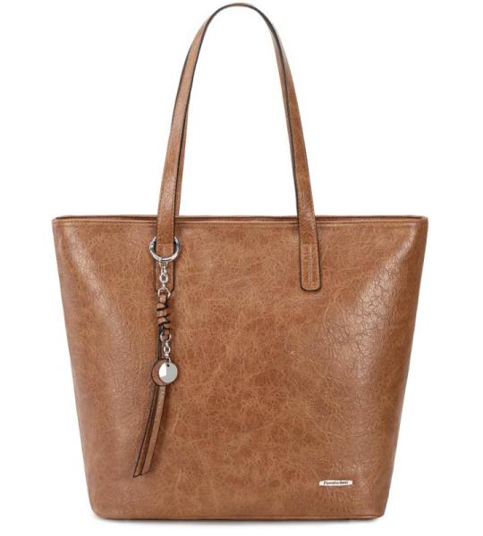 Handtas dames shopper grote damestas voor kantoor school winkelen, Vintag Bruin, 32 x 11 x 32 cm
