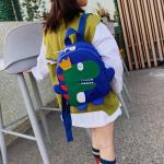Niedlicher Kindergarten Schulranzen 3D Dinosaurier Mini Rucksack New Baby Boy Schultasche Blau, blau, Einheitsgröße