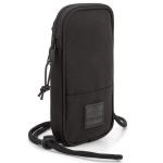 Schoudertas Heren & Dames Klein Zwart - "Josh" Mini Nektasje Gemaakt van Gerecyclede PET-flessen voor Vrije tijd & Festivals - Crossbody Mobiele Telefoon Portemonnee, Waterafstoten