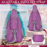 ZOMAKE Borstzak Sling Bag voor heren, diefstalbestendig, crossbody tas voor mannen en vrouwen, schoudertas voor outdoor, fietsen, reizen, wandelen