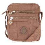 Christian Wippermann Kleine dames handtas crinkle nylon schoudertas tas