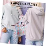 GALPADA 2 stuks schoudertas met grote inhoud casual handtas esthetische draagtassen herbruikbare boodschappentassen schattige boodschappentas voor vrouwen schoudertas Oxford-stof