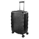 Bugatti Galatea hardcase-koffer met TSA-slot, 4 dubbele wielen, zwart, koffer
