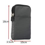 Heren mobiele telefoon heuptas met clip, schoudertas mobiele telefoon heren klein, 6,9 inch verticale kleine mobiele telefoon schoudertassen buiktas heuptasje met karabijnhaak en r