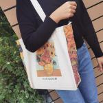 Canvas draagtas, extra grote capaciteit handtassen schoudertassen met rits, herbruikbare boodschappentas, esthetische vintage tassen, grote schoudertas voor vrouwen, werk, school,