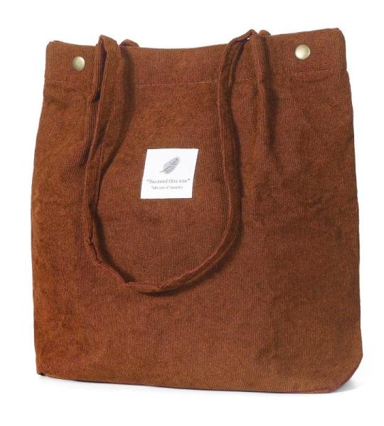 Modieuze strandtas tote bag, bruin