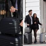 WITTCHEN Kosmetikkoffer Reisekoffer Handgepäck Kabinengepäck Rollkoffer Hartschale aus ABS Zahlenschloss Reisegepäck Kulturbeutel Kosmetiketui Kosmetiktasche Damen Groove Line g