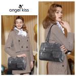 Leren dameshandtas, schoudertas, handtassen, waterdichte draagtas, multifunctionele hengseltas, schoudertas, groot, voor werk, school, shopper, reizen, Beau Noir, Modieus