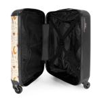 NoBoringSuitcases.com Handbagage, harde koffer met TSA-slot, jongens en meisjes, trolley, reiskoffer, draagtas, rolkoffer, klein of middelgroot, 27 Boho Feeling, koffer
