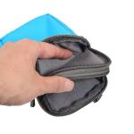 Mobiele telefoon heuptas heren blauw, mobiele telefoon schoudertas met portemonnee, 6,9 inch mobiele telefoon schoudertas holster portemonnee mobiele telefoon heuptas met riemclip 