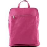 - T141 - ital 3-in-1 rugzak voor dames van leer, roze, siehe Beschreibung